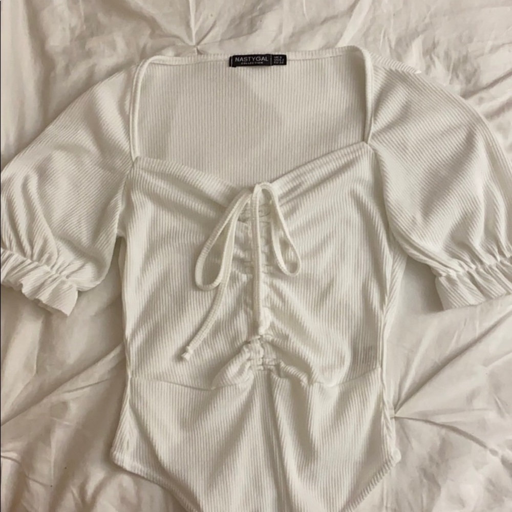 Nastygal puff sleeve bodysuit